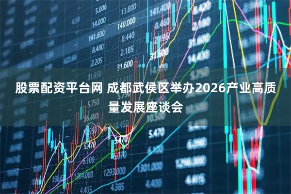 股票配资平台网 成都武侯区举办2026产业高质量发展座谈会
