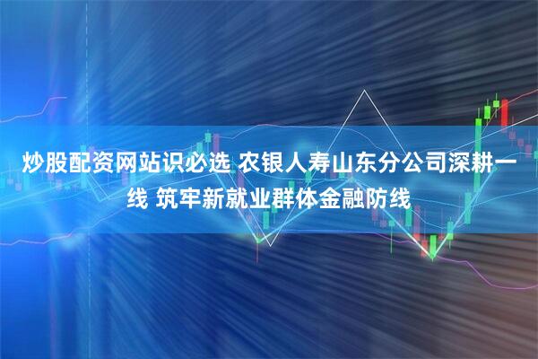 炒股配资网站识必选 农银人寿山东分公司深耕一线 筑牢新就业群体金融防线